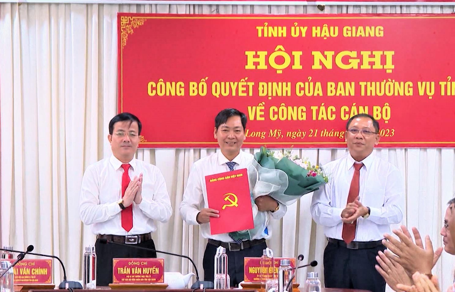 Ông Nguyễn Vũ Trường giữ chức Phó Bí thư Huyện ủy Long Mỹ, Hậu Giang