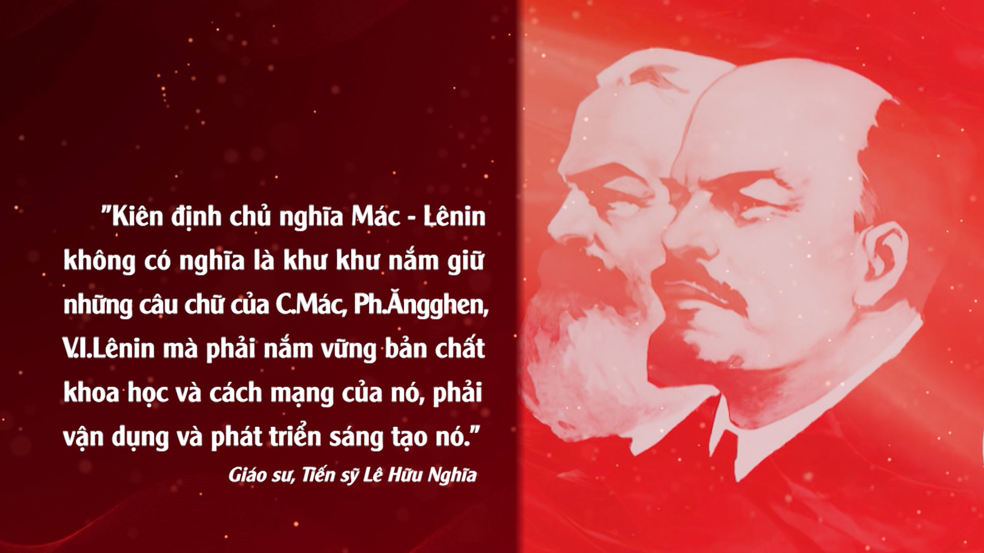 bảo vệ nền tảng tư tưởng của Đảng