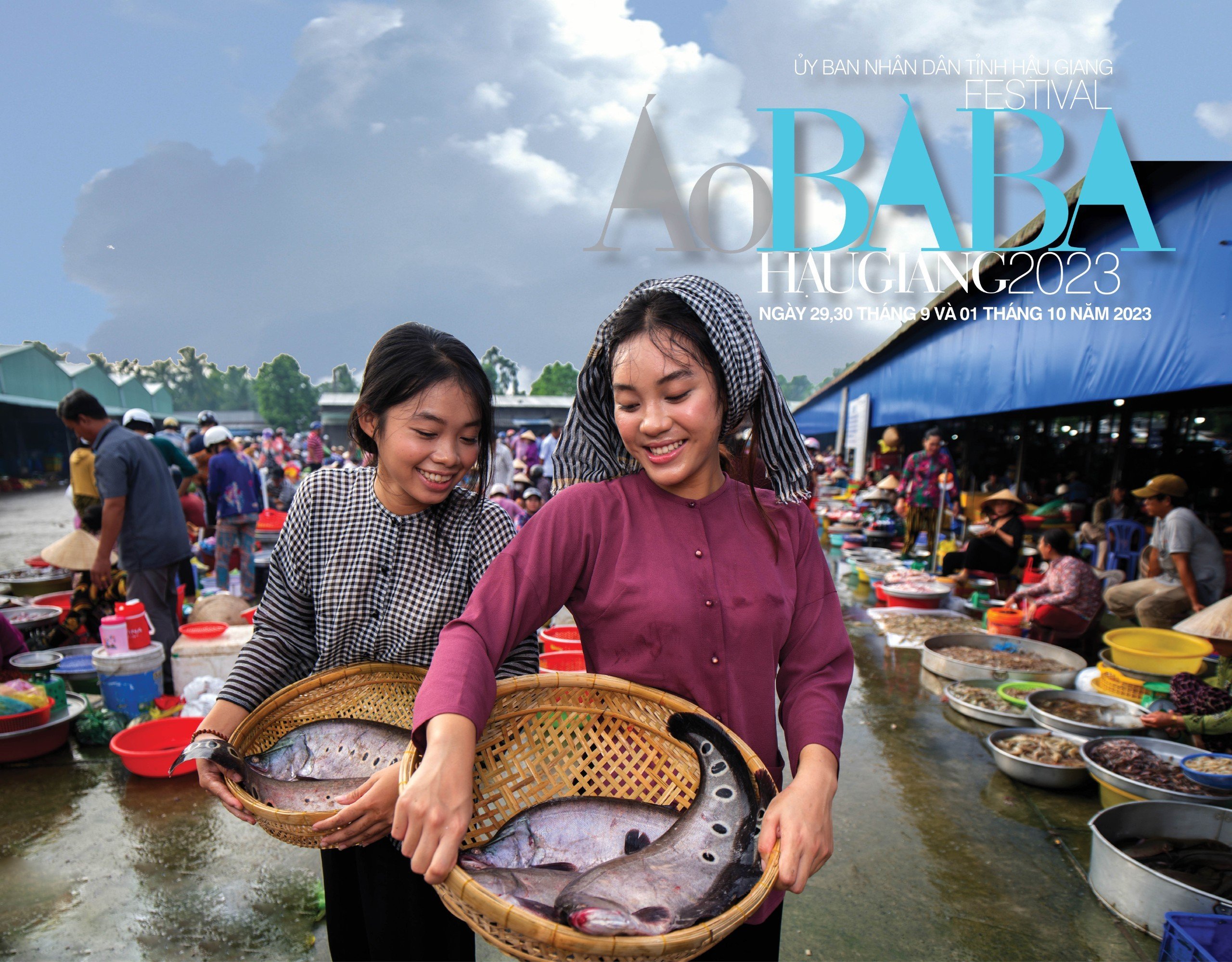 lễ hội áo bà ba Hậu Giang 