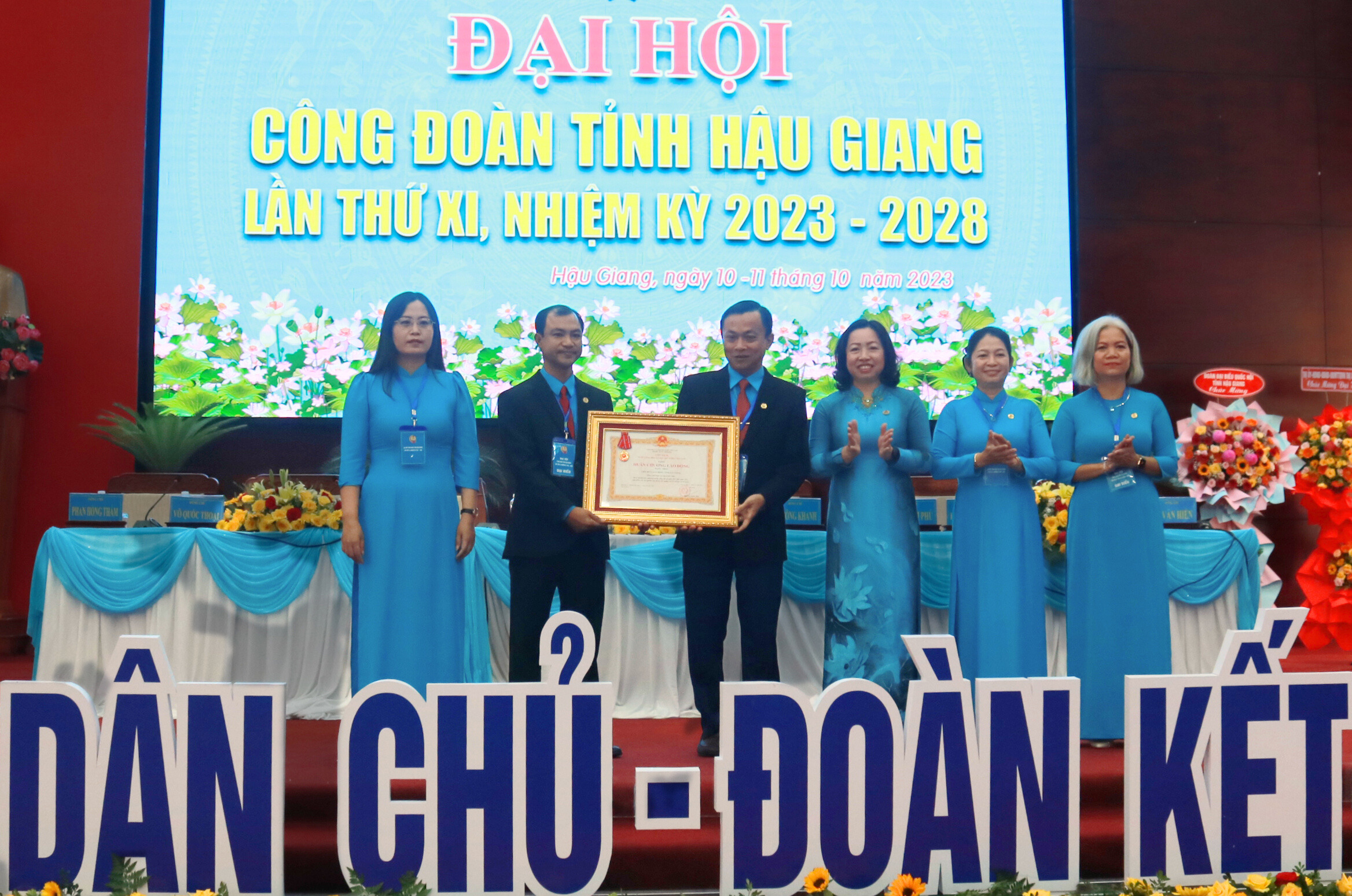 Đại hội Công đoàn tỉnh Hậu Giang 2023