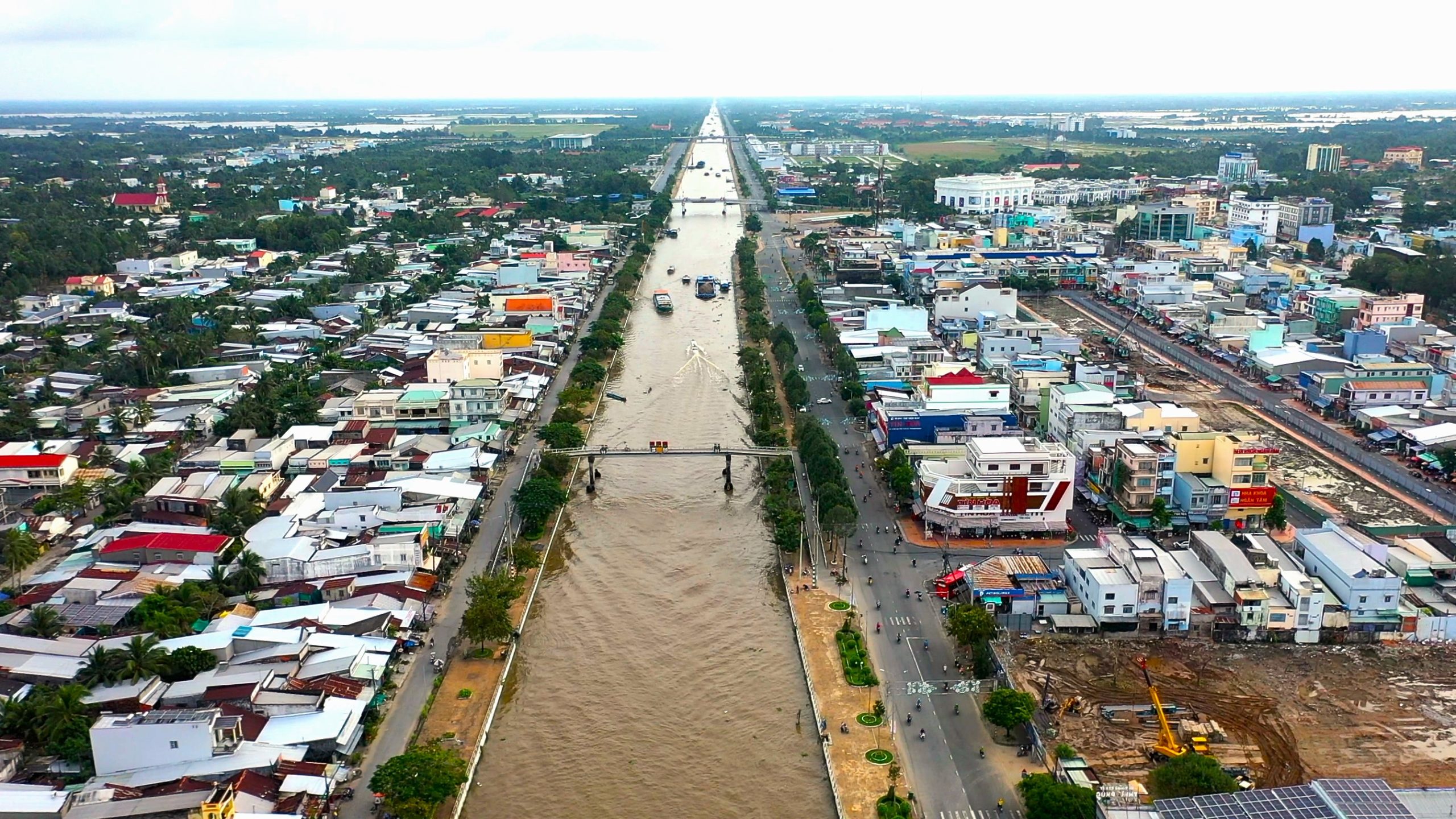 Kênh xáng Xà No, đoạn đi qua Thành phố Vị Thanh