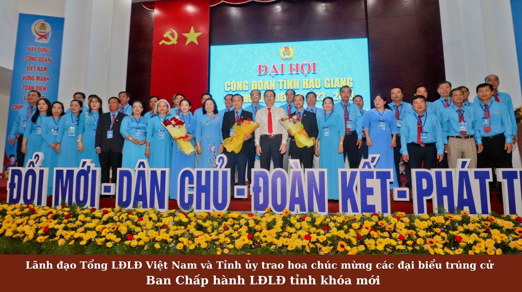 Đại hội Liên đoàn lao động tỉnh Hậu Giang 2023