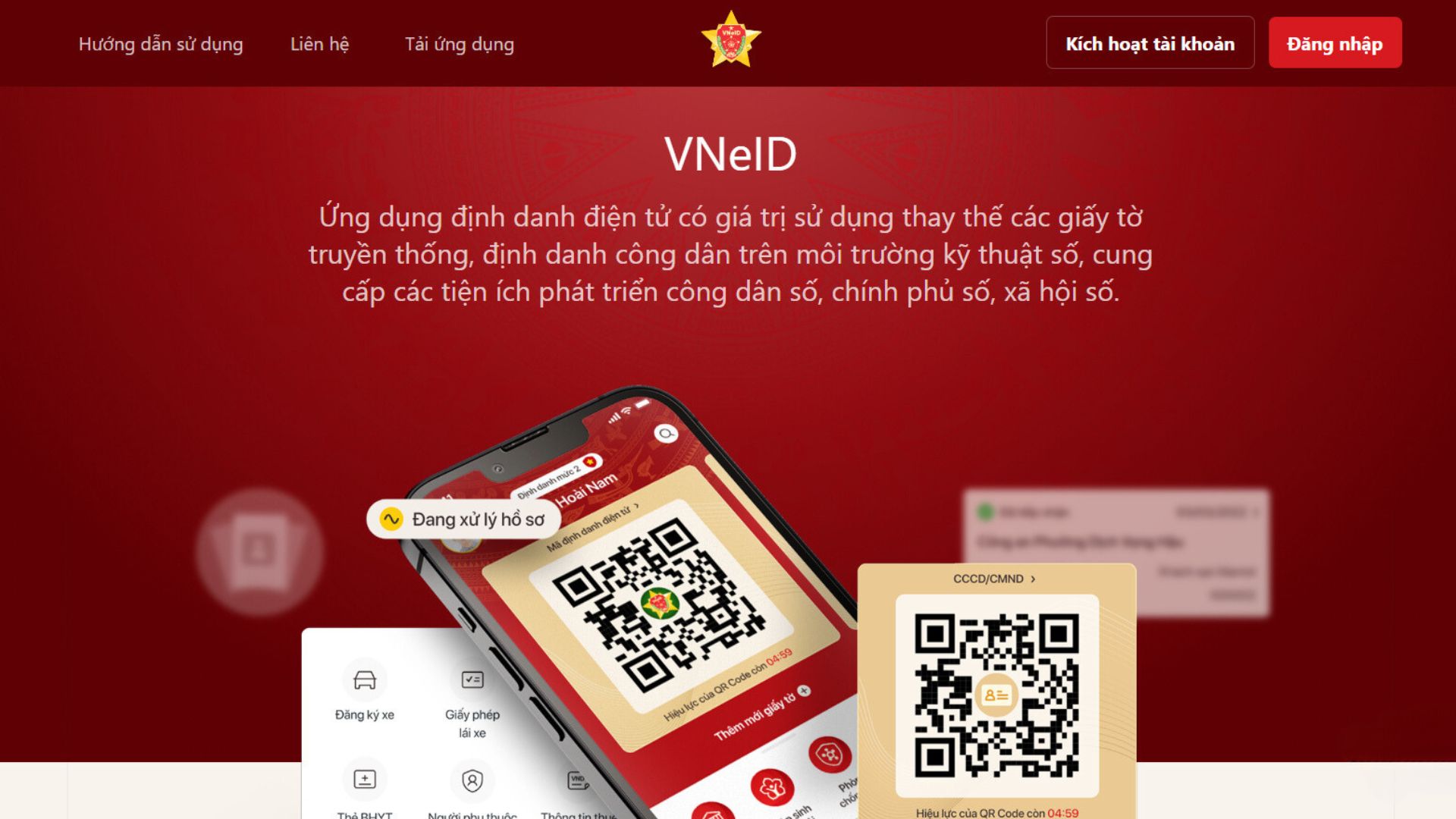 Cách khóa tài khoản VNeID
