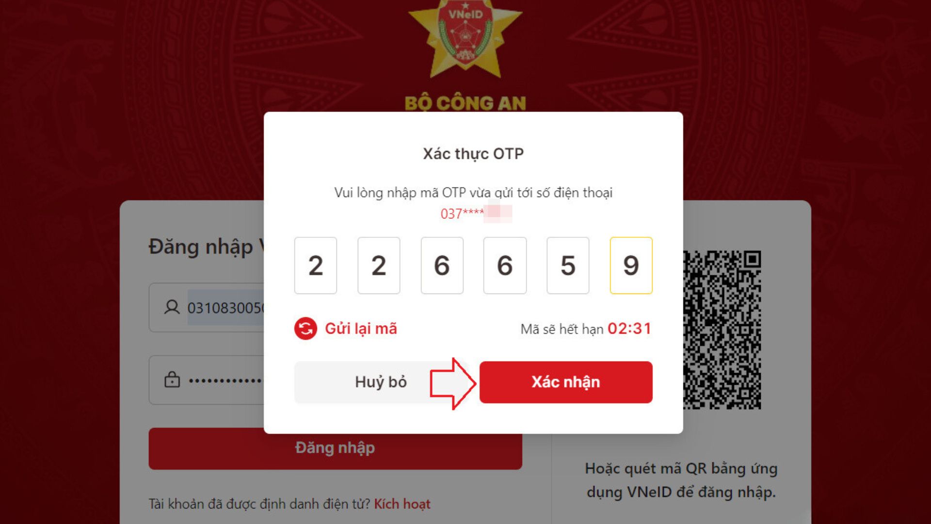 Cách khóa tài khoản VNeID