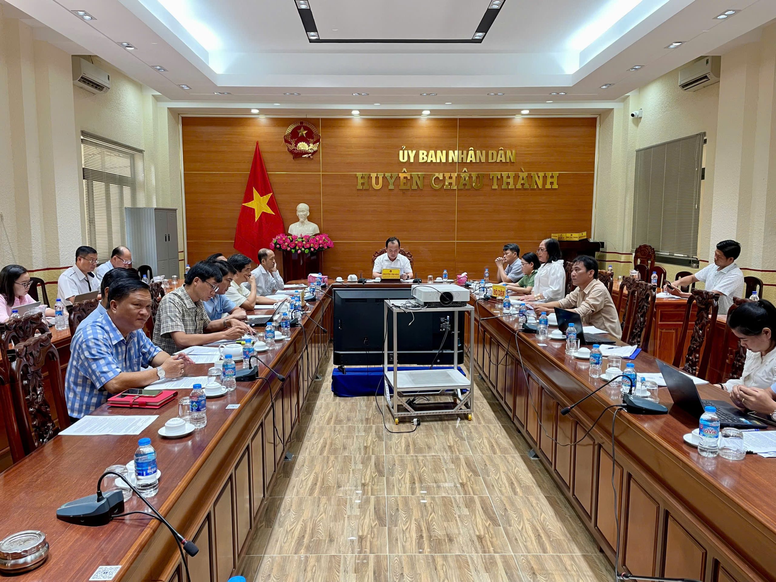Đối thoại hộ dân ảnh hưởng dự án khu Công nghiệp sông Hậu, giai đoạn 1  